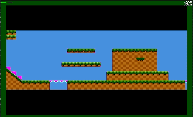 Scrolling Map 2 pixels per frame